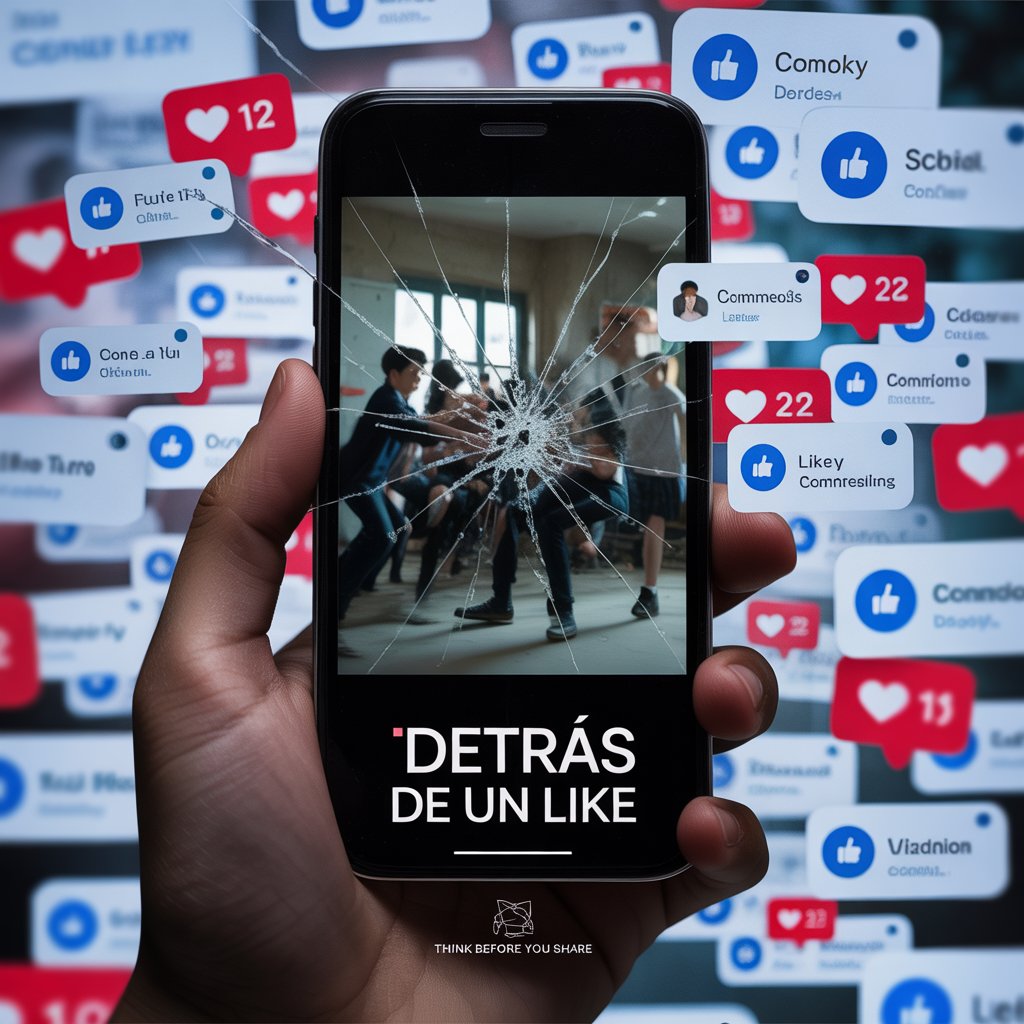 Portada de DETRÁS DE UN LIKE